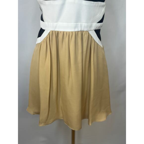 Jay Godfrey Colorblock Halter Dress - Size 4 - Picture 5 of 13